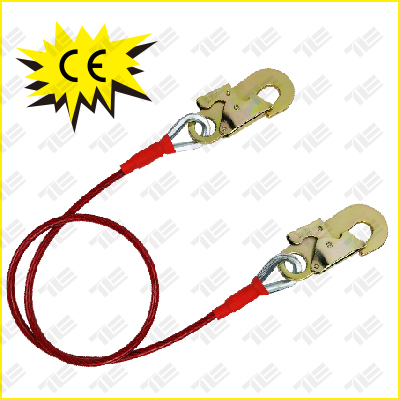 TE6112-1 WIRE ROPE LANYARD /CE APPROVED